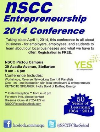 NSCC Entrepreneur poster
